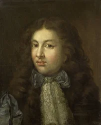 Portret van Thedoor Netscher (1661-1728), de oudste zoon van de kunstenaar