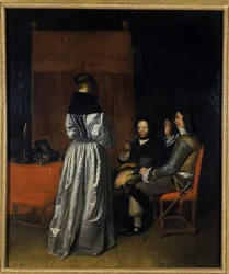 Het Bezoek, 1655