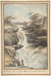 Een Brug op de Aar, aan de Voet van de Grimsel, in het Kanton Bern