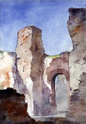 Thermen van Caracalla, Rome, 1880
