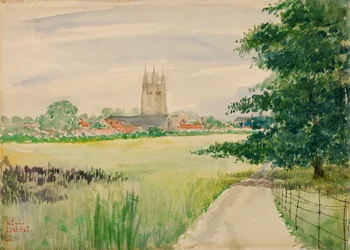 Kathedraal van Wells, Engeland, 1905