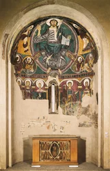 Christus in glorie, uit de kerk van San Clemente de Tahull, Lerida, Spanje