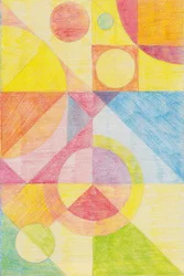 Kleurrijke abstracte geometrie