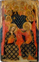 De kroning van de Maagd, jaren 1360.