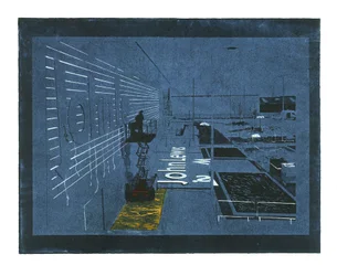 Settled Cultivation, 2015 (lasergesneden lino, linosnede en traditionele ets)