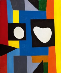 Architectonische compositie, ca.1951 (olieverf op doek)
