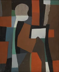 Compositie, ca.1955 (olieverf op doek)