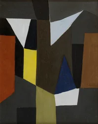 Compositie, ca.1955 (olieverf op doek)