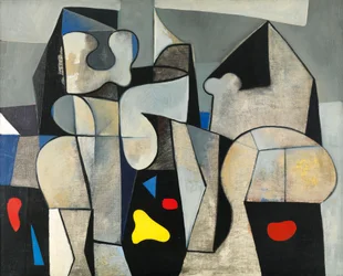 Organische vormen, ca. 1950 (olieverf op doek)
