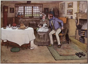 Illustratie voor The Pickwick Papers door Cecil Aldin
