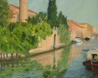 Canal Turn, Fortuny Tuinen (schilderij)