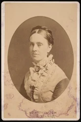 Portret van Lady Frances Anna Blandy Thomson, Barones Kelvin 1837-1916, 1876