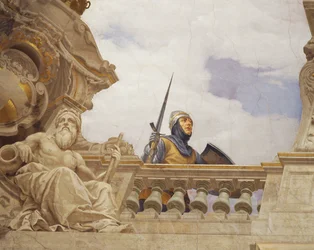 Detail uit Allegorie van Italië
