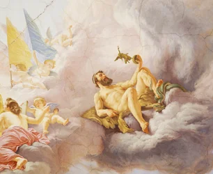 Detail van Allegorie van Italië