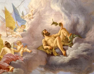 Detail van het plafond (detail)