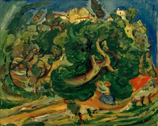 Ch. Soutine, landschap in Zuid-Frankrijk