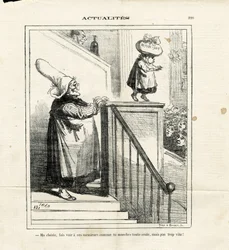 Illustratie van Cham (1819-1879) in Le Charivari