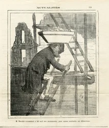 Illustratie van Cham (1819-1879) in Le Charivari