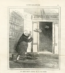Illustratie van Cham (1819-1879) in Le Charivari