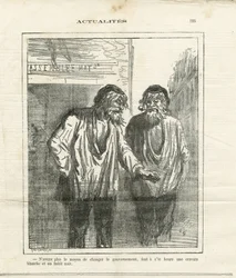Illustratie van Cham in Le Charivari