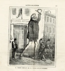 Illustratie van Cham (1819-1879) in Le Charivari