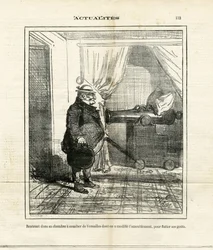Illustratie van Cham (1819-1879) in Le Charivari
