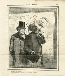 Illustratie van Cham (1819-1879) in Le Charivari
