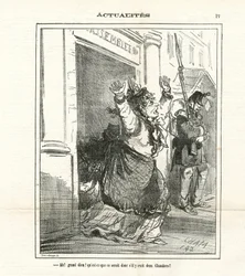 Illustratie van Cham (1819-1879) in Le Charivari