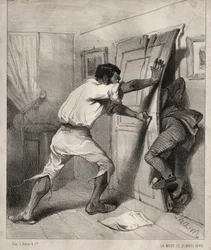 Een te opdringerige schuldeiser, 1840