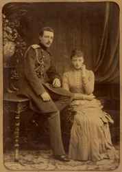 Grootvorst Michael Michailovitsj van Rusland en Grootvorstin Anastasia Michailovna van Rusland