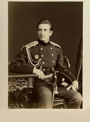 Portret van grootvorst Nicholas Constantinovich van Rusland (1850-1918)