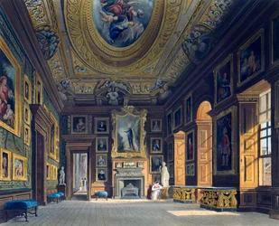 Salon van Koningin Caroline, uit De Geschiedenis van de Koninklijke Residenties