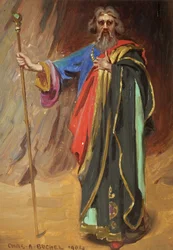 Lyn Harding als Prospero