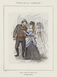 Een Loge in mei 1871, Au Canard a Trois Becs