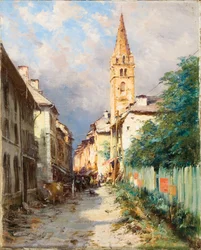 Straat in Barcelonette