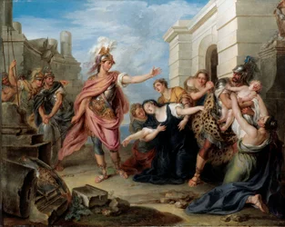 Andromache en Pyrrhus