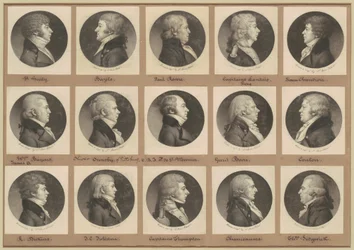 Saint-Mémin Collectie van Portretten, Groep 18