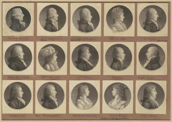 Saint-Mémin Collectie van Portretten, Groep 1