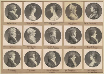 Saint-Mémin Collectie van Portretten, Groep 44