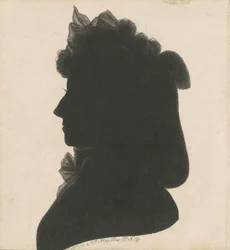 Ongeïdentificeerde vrouwelijke silhouet