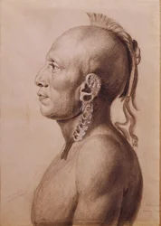 Cachasunghia, een Osage Krijger, 1806