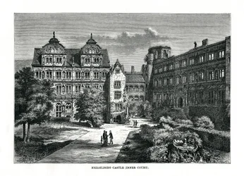 Kasteel Heidelberg, Duitsland, 1879