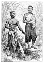 Siamese jongeren, 1895
