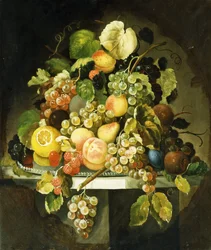 Stilleven met fruit