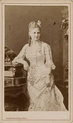 Portret van de operazangeres Caroline Salla Caroline Louise de Septavaux