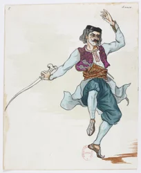Holmès - De Zwarte Berg - kostuumontwerpen van Charles Bianchini - 05. Dans