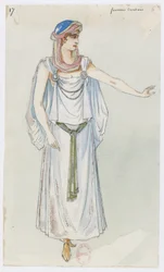 Holmès - De Zwarte Berg - kostuumontwerpen van Charles Bianchini - 17. Berberse vrouw