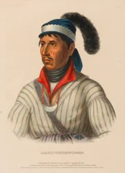 APAULY-TUSTENNUGGEE., uit Geschiedenis van de Indianenstammen van Noord-Amerika