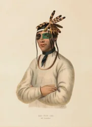 CAA-TOU-SEE. EEN OJIBWAY, uit de Geschiedenis van de Indianenstammen van Noord-Amerika