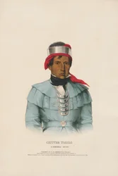 Chittee Yoholo - een Seminole-opperhoofd